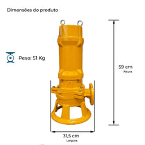 Bomba Trituradora Thebe TSBT 6,0CV 220V Trifásica