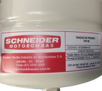 Tanque de Expansão Horizontal Schneider TAP-08 8 Litros