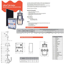 Bomba Submersa Vibratória Dancor ULTRA DV 170W 36V Solar