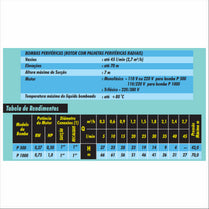 Bomba KSB Hydrobloc P 1000 1,0CV 220V Monofásica