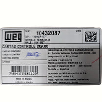 Cartão de Controle WEG CC9.00 Cod. 10432087