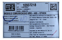 Módulo Expansão Função WEG IOC-01 COD. 11126674