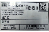 Cartão Opcional WEG Acessório Weg EBC 1.02 CFW-09 Cod. 10432099