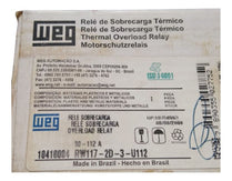 Rele Sobrecarga Weg Rw117-2d3-U112 90. . .112a Tripolar Cód. 10410004