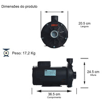 Bomba Thebe TH-16 P 1,5CV 127/220-254V Monofásica