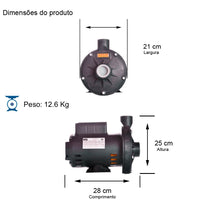 Bomba Thebe TH-16 P 0,75CV 127/220-254V Monofásica