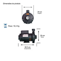 Bomba Thebe TH-16 P 1,0CV 127/220-254V Monofásica