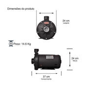 Bomba Thebe TH-16 P 1,5CV 220/380V Trifásica