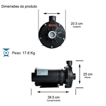 Bomba Thebe TH-16 P 3,0CV 220/380V Trifásica