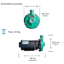 Bomba Thebe TH-16 3,0CV 220/380V Trifásica