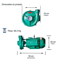 Bomba Thebe THS-18 5,0CV 4V Trifásica